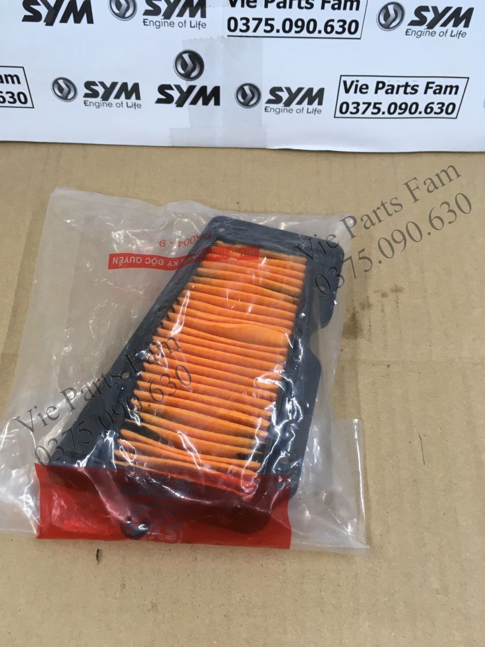 Lọc gió xe máy Shark Mini SYM, hàng din SYM mới 100%
