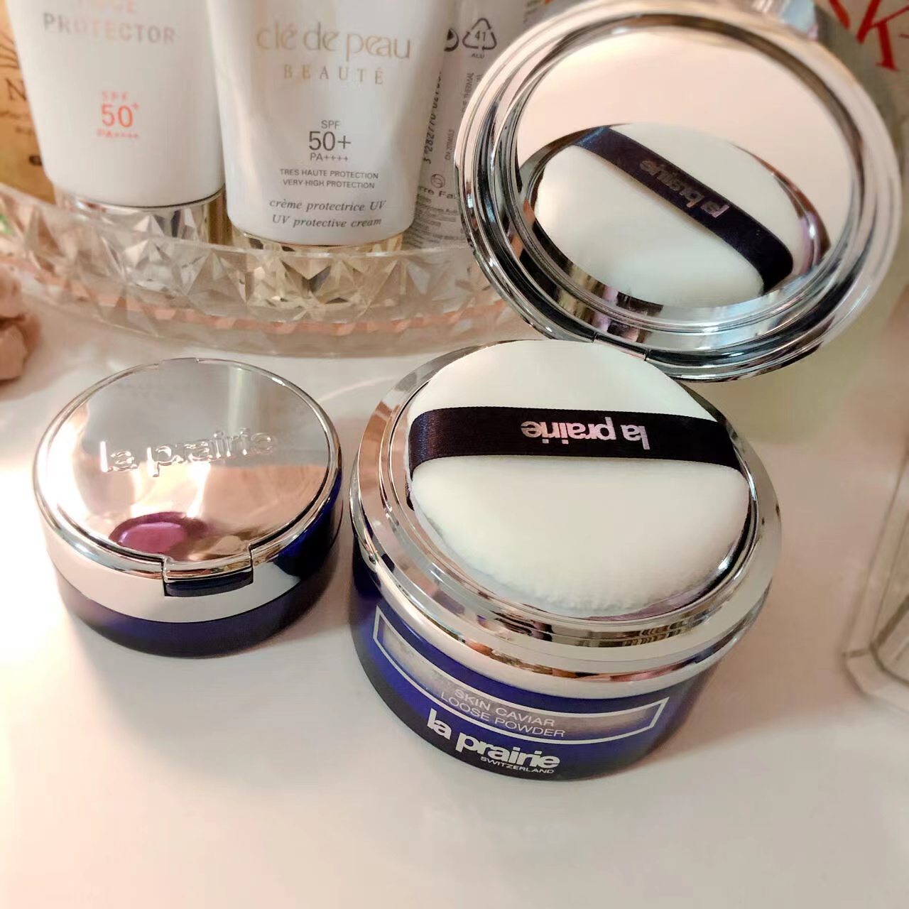 La Prairie Belle Blue Caviar Loose Powder 40g+10g | Lazada Singapore