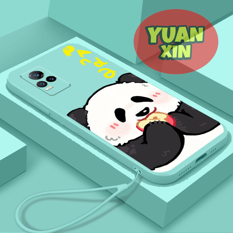 For Vivo V21E 4G Phone Case Cartoon Design Silicone Soft Shell TPU Case Shockproof Casing Camera Protective Case