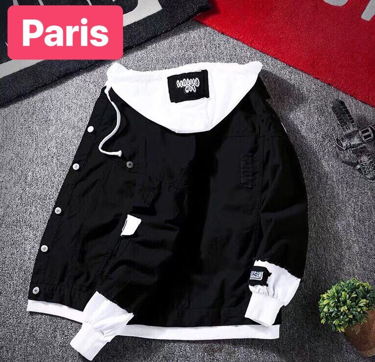 ÁO KHOÁC JEAN NAM CHẤT BÒ XANH NÓN NỈ HOT TREND HÀN QUỐC 2022 SIÊU HOT SÀNH ĐIỆU CAO CẤP - PARIS FASHION