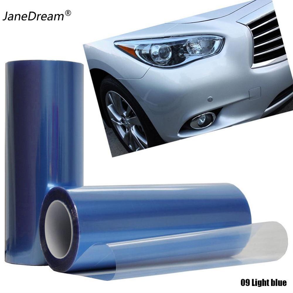JaneDream Light Blue 30*60cm Hot Car Headlight Sticker Tint Film Taillight Vinyl Fog Light Wrap