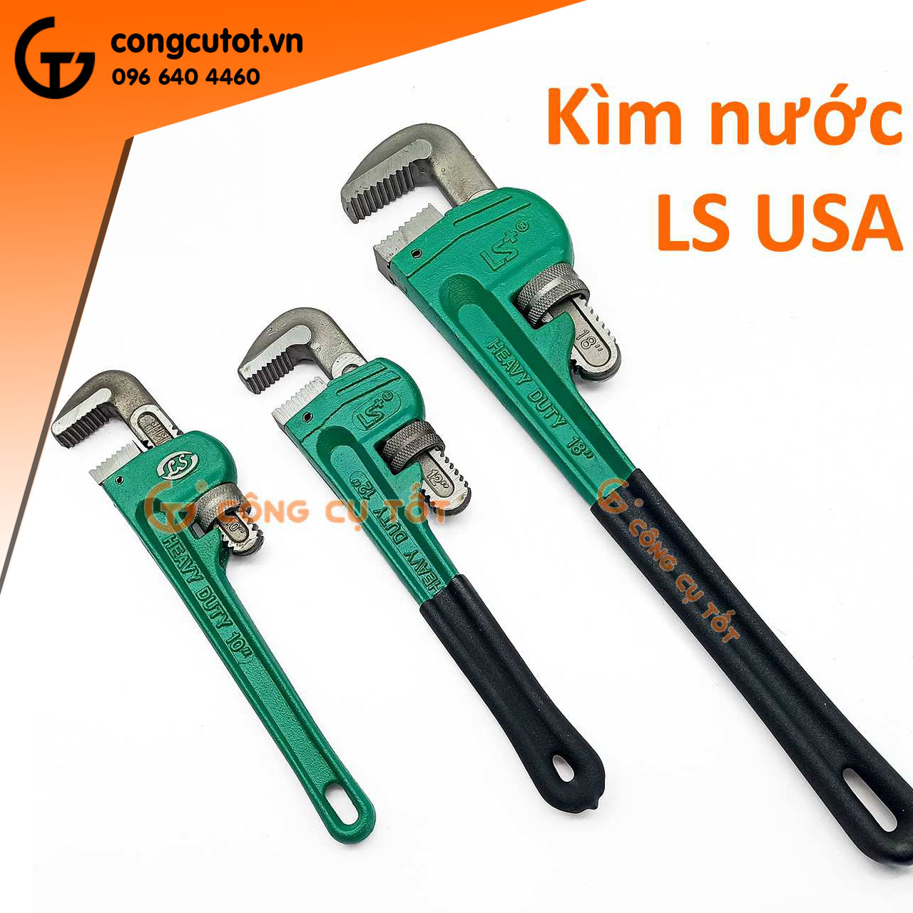 Kìm nước - Mỏ lết nước LS⁺ USA size tùy chọn