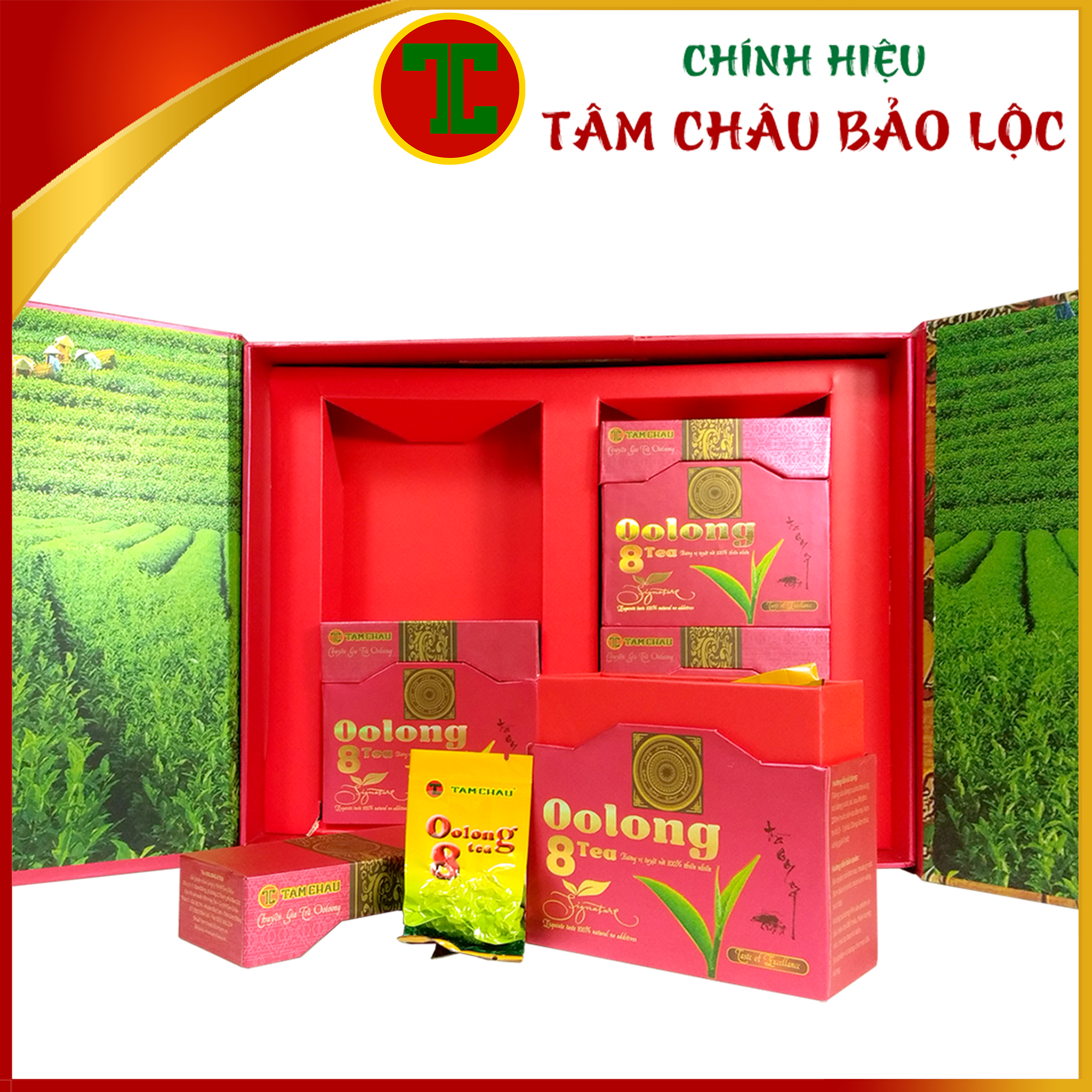 [TÂM CHÂU] Trà Oolong 8 Tea Thượng hạng 320Gr
