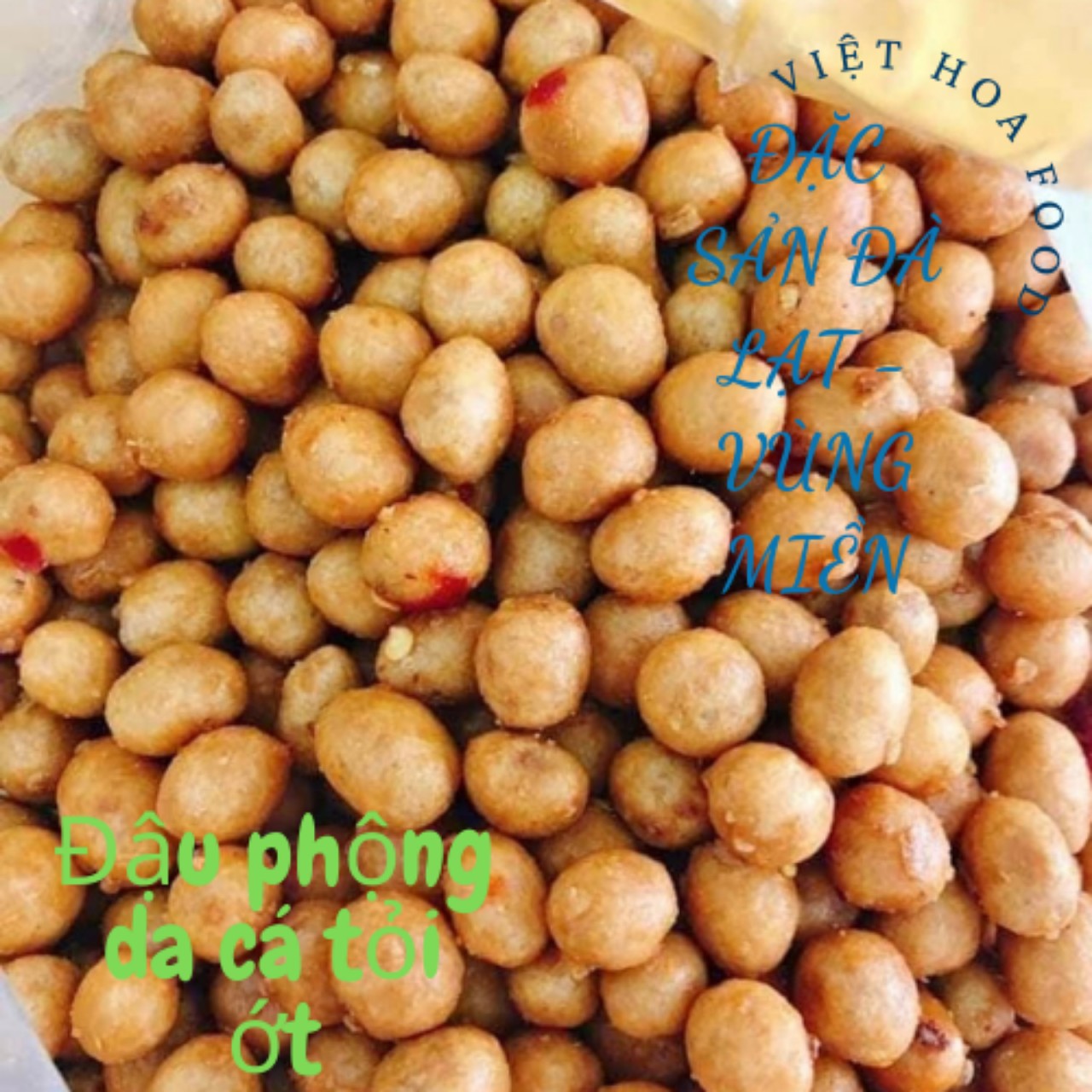 500 Gr Hạt Đậu Phộng Da Cá Cốt Dừa - Giòn Ngon