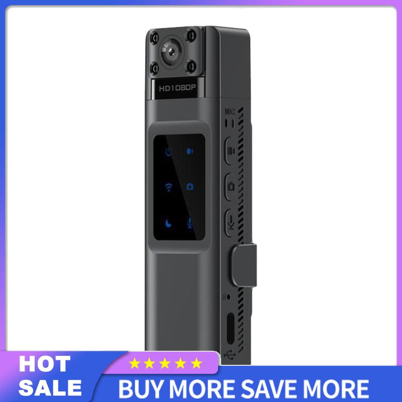 Mini Body Camera WiFi Video Recorder 1080P HD Night Vision Motion Detection For Home Outdoor Law Enforcement
