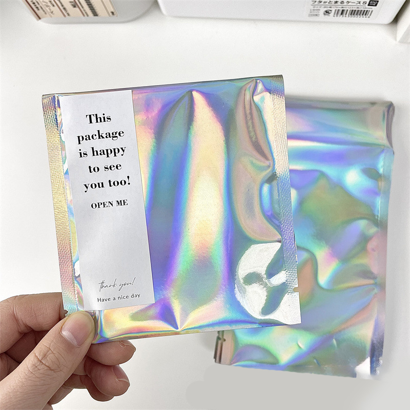 10Pcs%20Holographic%20Rainbow%20Flat%20Foil%20Mailing%20Envelope%20Resealable%20Smell%20Proof%20Bags%20Self%20Adhesive%20Bags%20for%20Courier%20Storage%20Gift%20Package%20TAOPA%20-%20Image%207