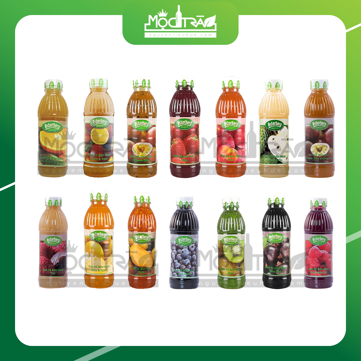 Sinh tố Osterberg Chai 1L (Đủ Mùi)