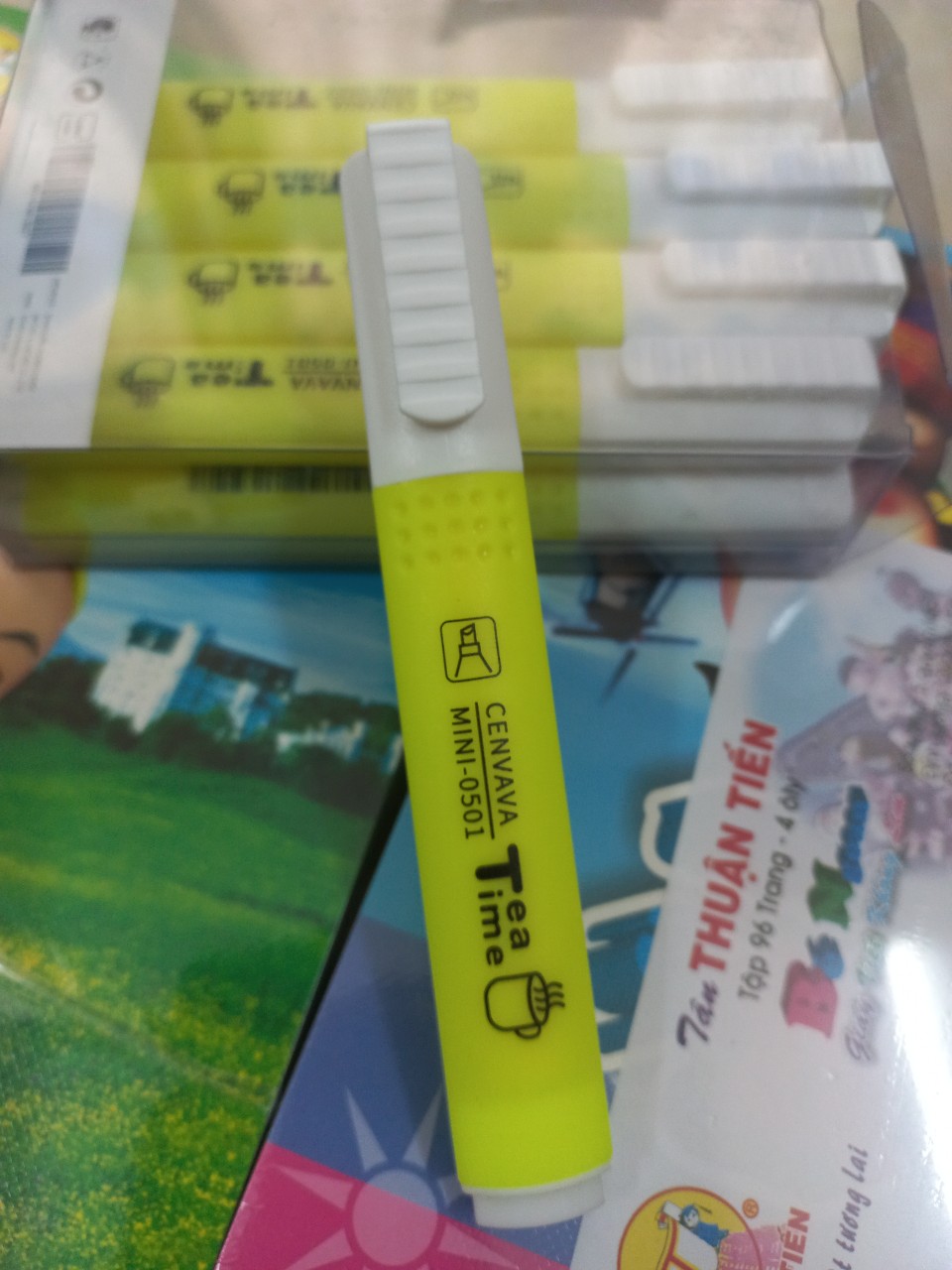 Bút Dạ Quang Mini Cenvava 0501 nét 4mm