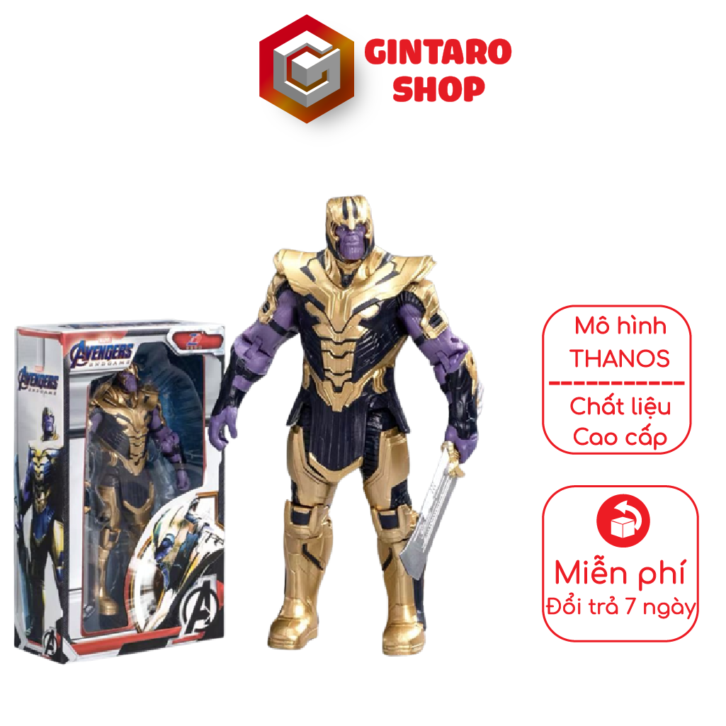 Mô hình Thanos cao cấp , Đồ chơi mô hình marvel Thanos Endgame Gintaro Shop