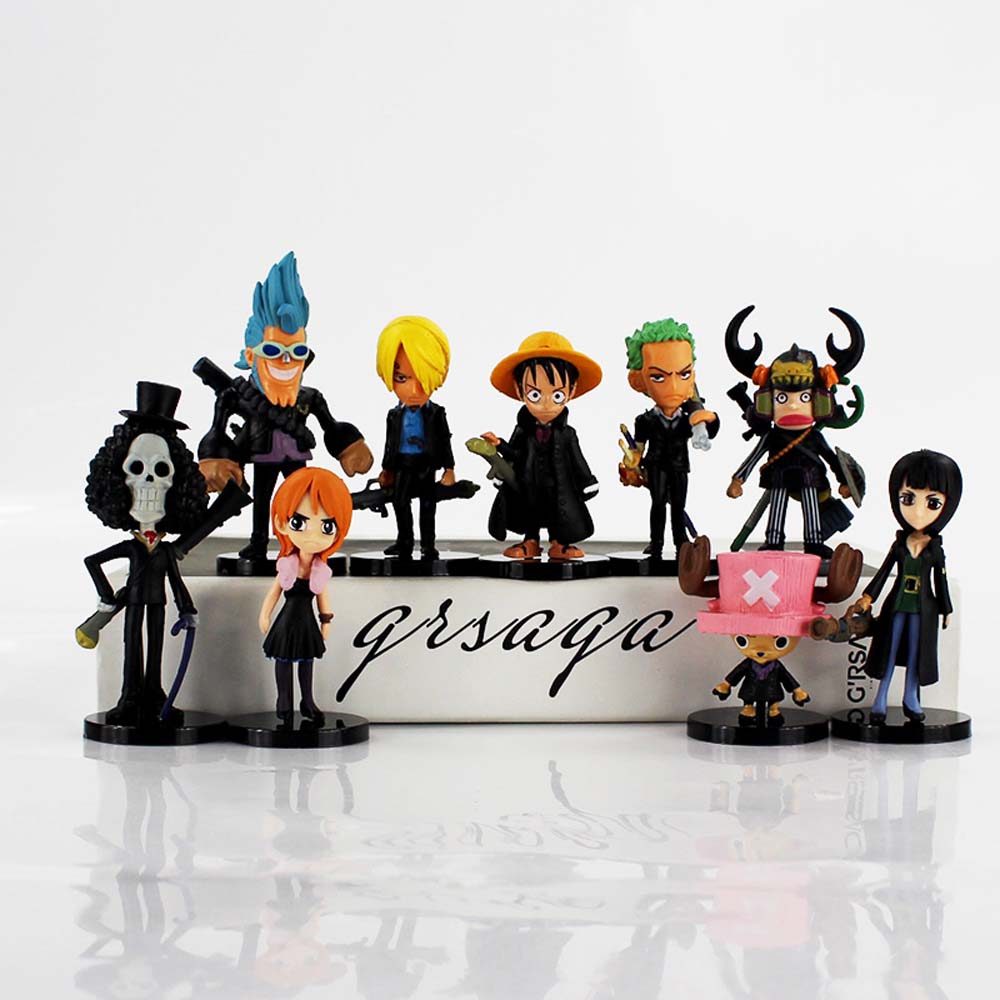 Sejie gift miniature chopper nami robin car decoration anime figurines - ảnh sản phẩm 8