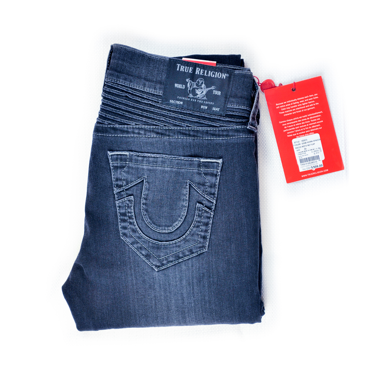 True Religion Men Rocco Moto No Flap SN 