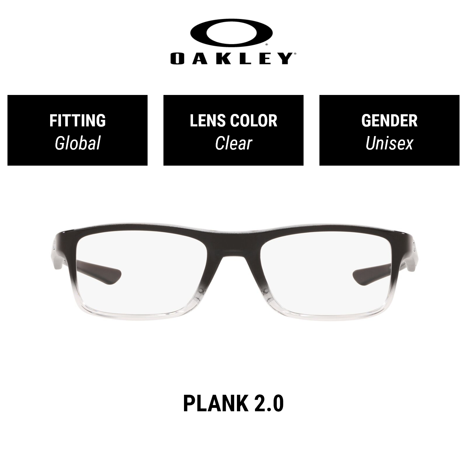 OAKLEY PLANK  OX8081 808112 Glasses Unisex 53mm | Lazada Singapore