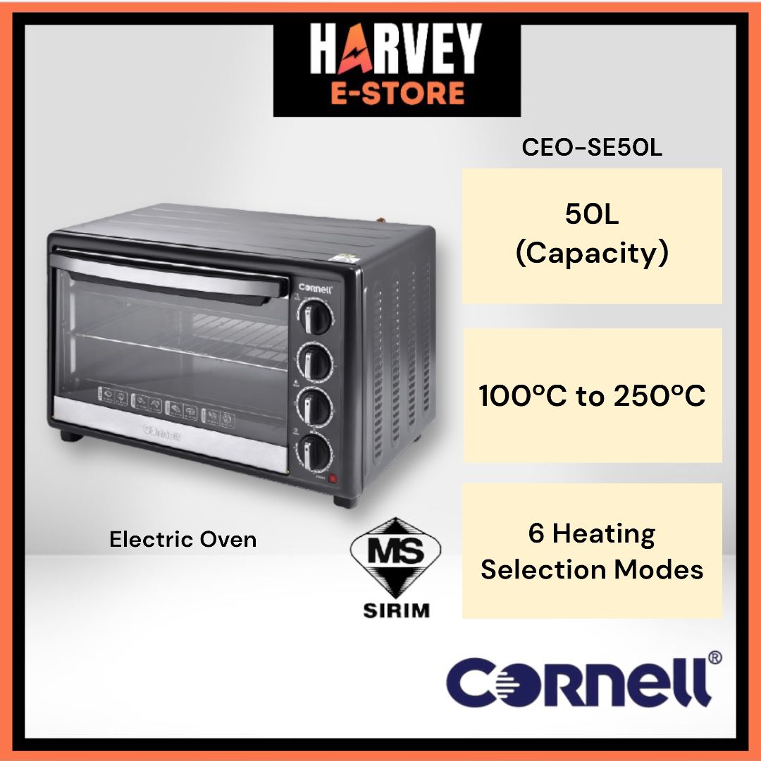 Cornell Ceo Se50l 50l Electric Oven With Convection Function Ketuhar Elektrik 电烤箱 Lazada 0803