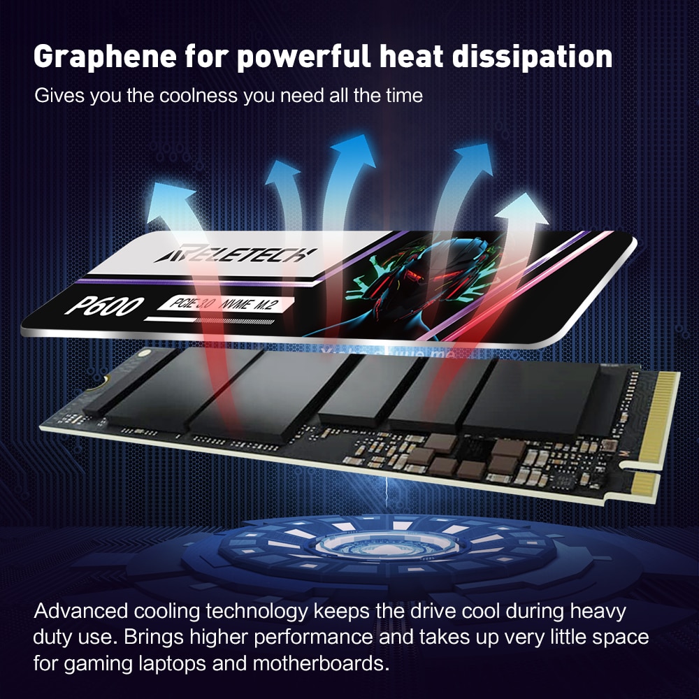 Reletech M2 Ssd Nvme 1Tb 500G SSD M.2 2280 Pcie SSD Internal Solid State Drive Disk Laptop Noteboook Desktop