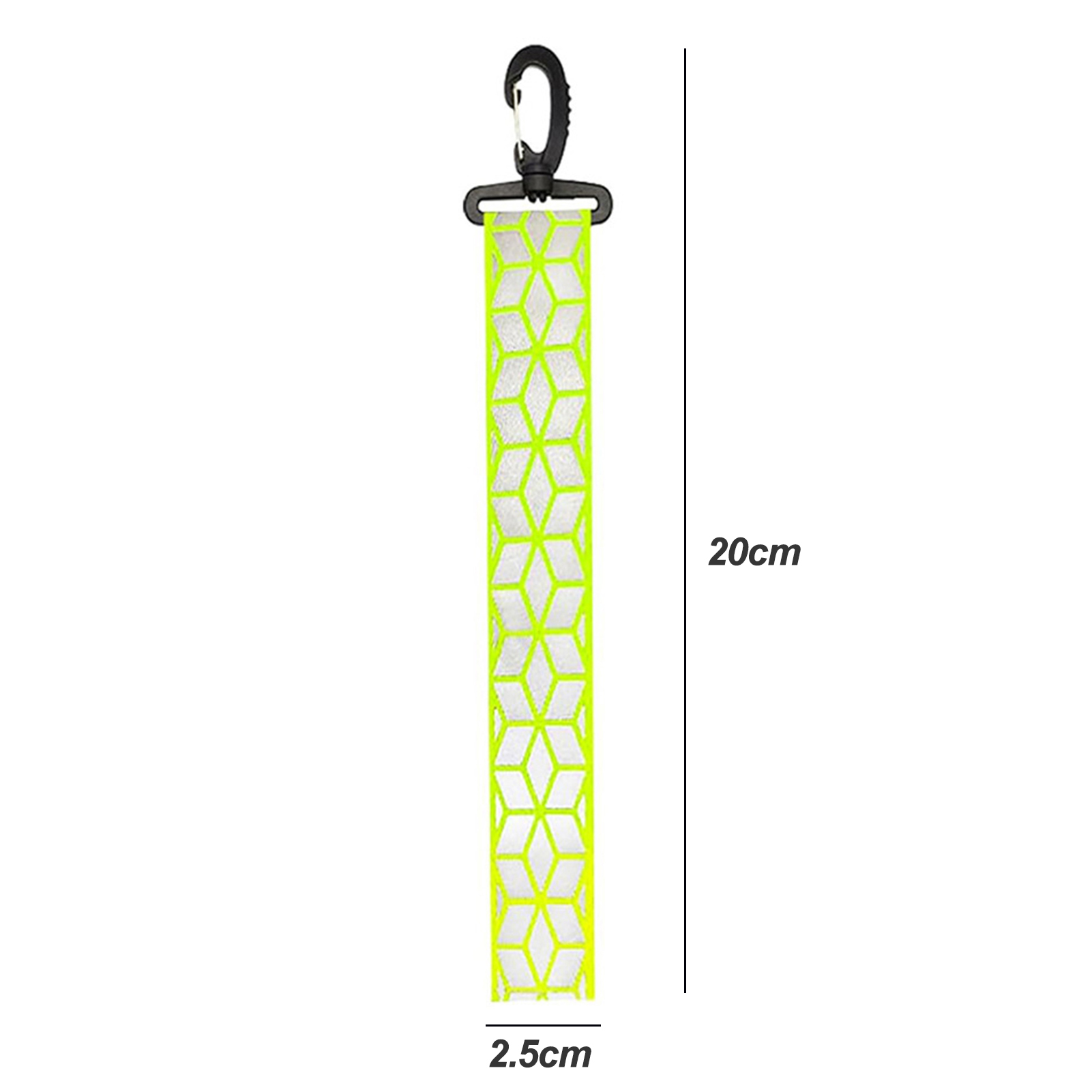 Rock City Climbing Reflective Strap Durable Reflective Strap High Visibility Reflective Strap for Outdoor Safety Perfect for Climbing Cycling and Camping 6pcs Set