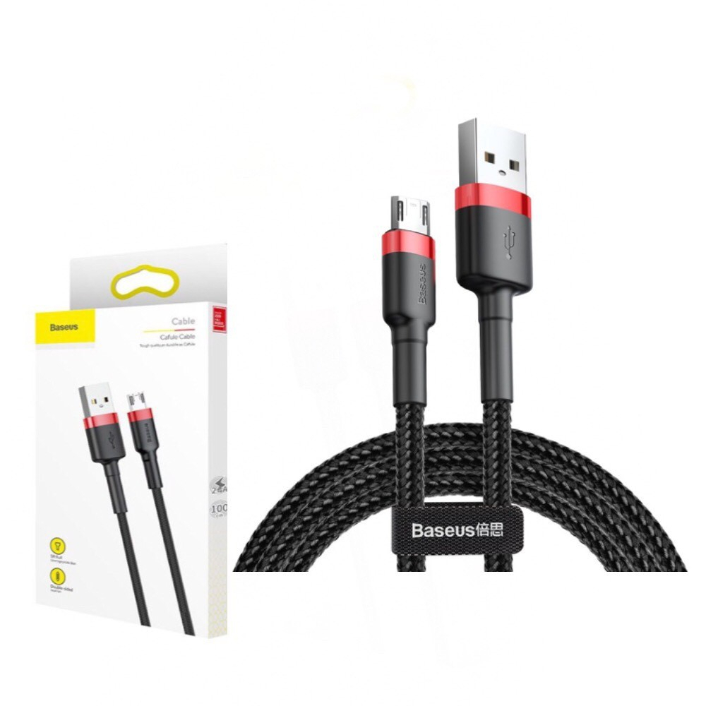 Dây sạc micro usb Baseus cafule máy andoird - Cáp bọc dù dài 1m 2m 3m ... baseusmall
