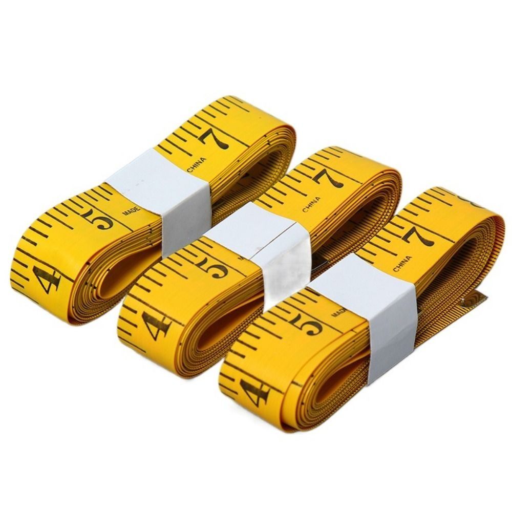 3Pcs Tailor Instruments 3 Meter 120in Soft Tape Measure 9.8Feet Soft ...