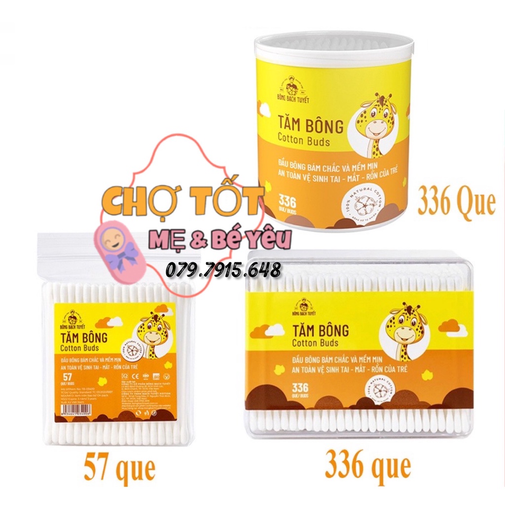 Tăm bông trẻ em merigo 330 que