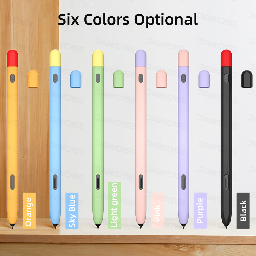 Silicone Pencil Case For Samsung S Pen Tab S7 FE S8 Plus S9 Ultra S6 Lite Stylus Touch Pen Cover Non-slip Protection Sleeve Case. 