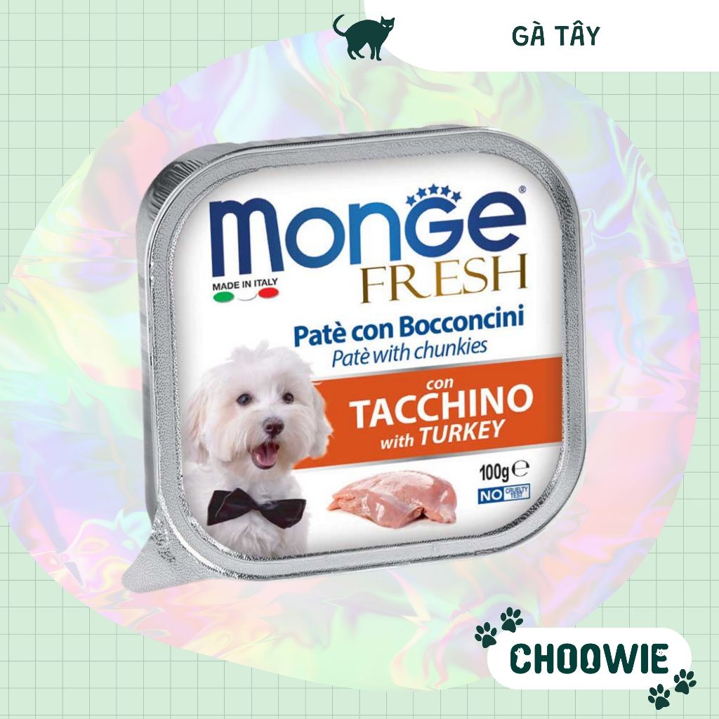 Pate MONGE thơm ngon cho chó | Thức ăn ướt cho chó