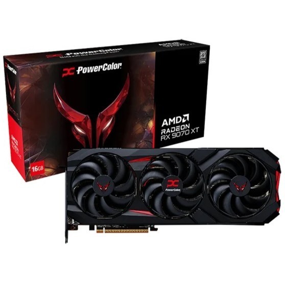 VGA Card POWERCOLOR Red Devil AMD Radeon RX 9070 XT 16GB GDDR6 RX