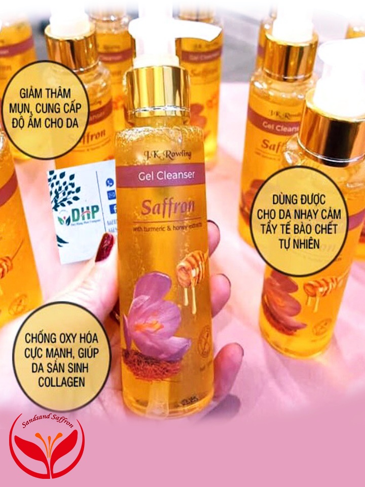 Sữa Rửa Mặt Saffron Gel Cleanser J.K Rowling 100ml – ACL681
