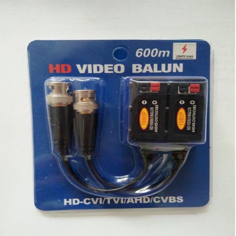 Video Balun Cho Camera 2M, 5M, 600m, Liền nguồn