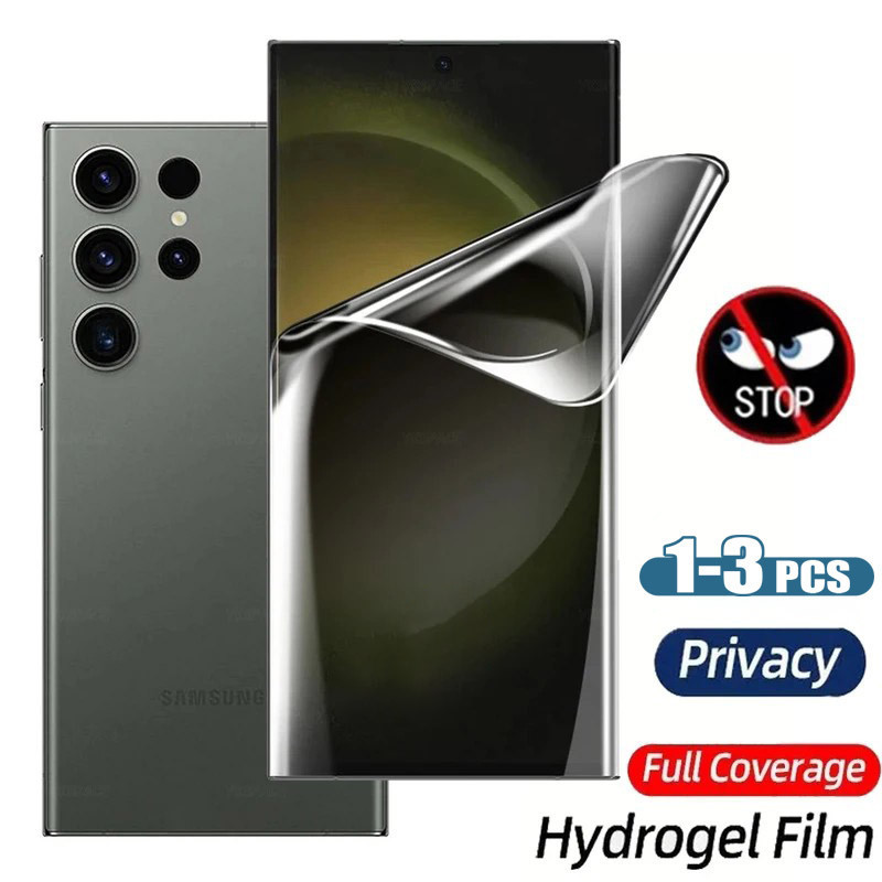Privacy Screen Film For Samsung Galaxy S24 S23 Plus Ultra FE 2024