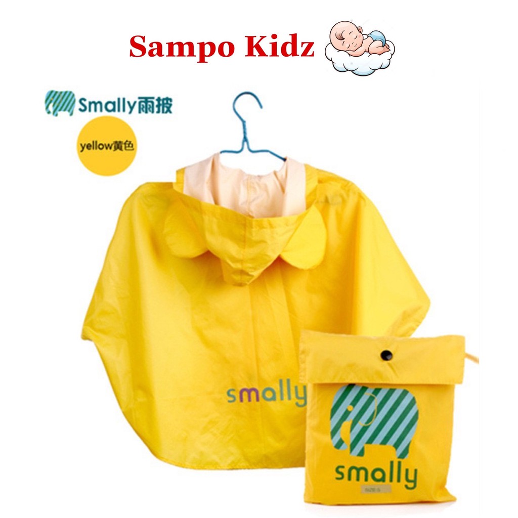 (MẪU 2023) ÁO MƯA CÁNH DƠI SMALLY CHO BÉ