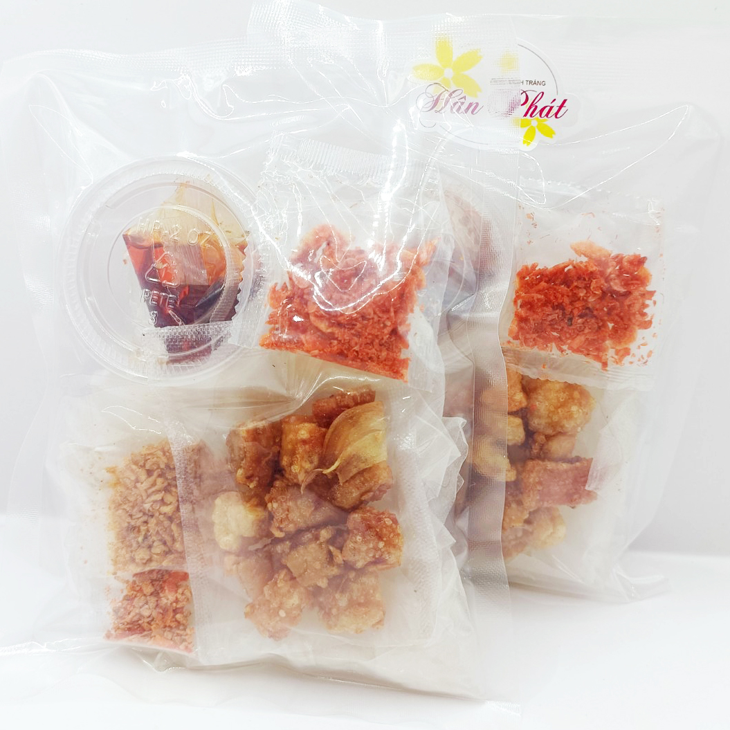 Bánh Tráng tóp mỡ sate