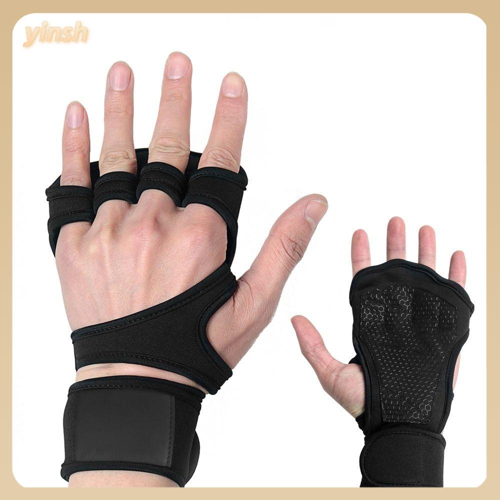 YINSH Gel silicon Găng tay nâng tạ Thiết bị nâng điện Bảo vệ toàn bộ lòng