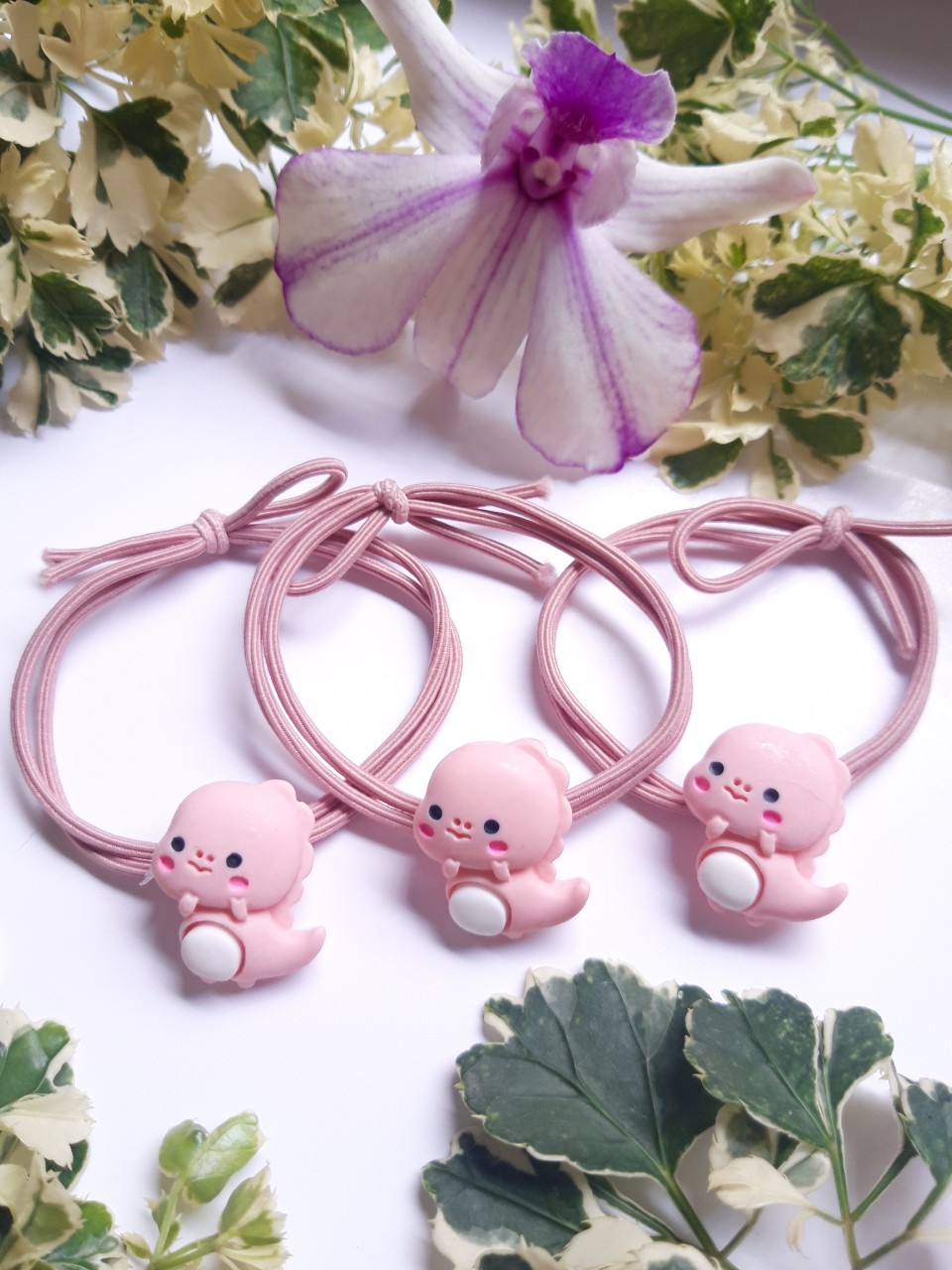 Combo 5 Cột Tóc Khủng Long Siêu Xinh( Hàng Đẹp Bền, Chắc, Hình Thật).
