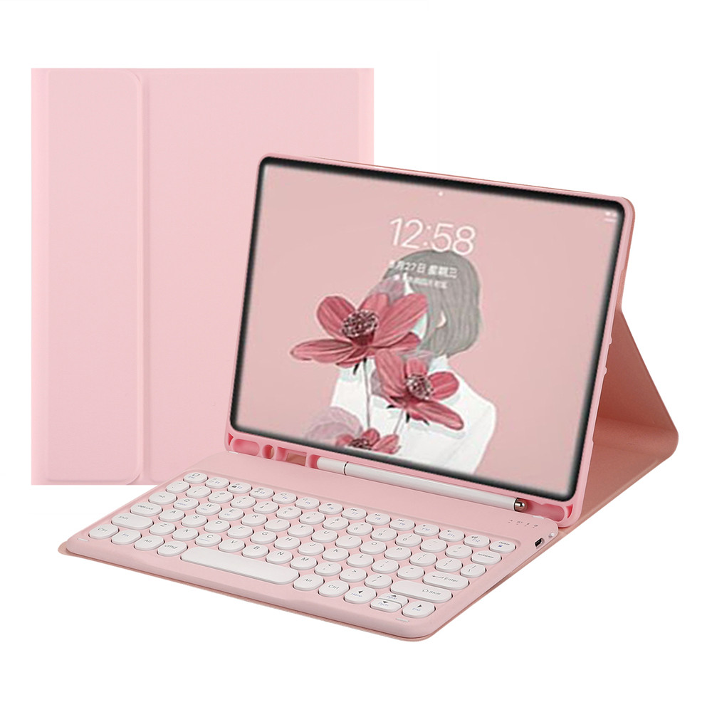 For apple ipad 5th 6th gen pro 9.7" air air2 2017 2018 tablet macaron colors wireless bluetooth keyboard mouse case cover
