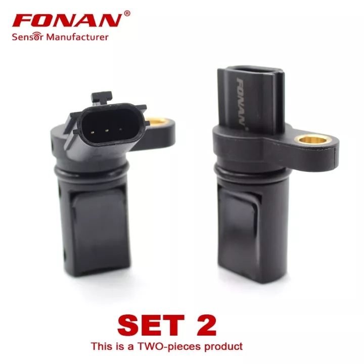 Set of 2 Camshaft Crankshaft Sensor For Nissan March III Nissan Micra C