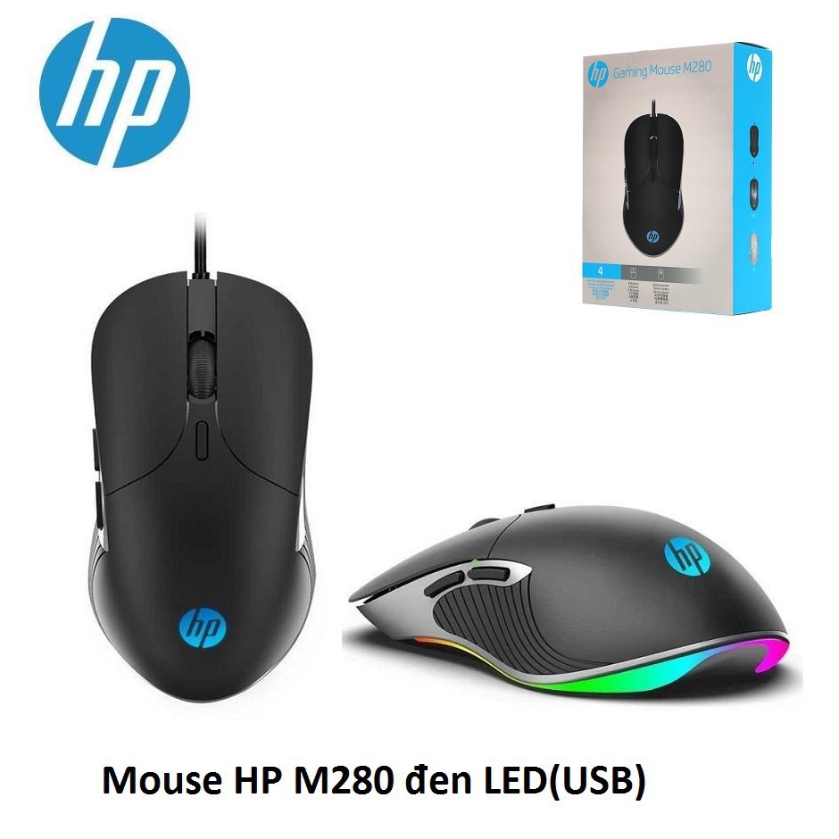(BH12T) Chuột Mouse HP M280 Gaming Black USB Công ty