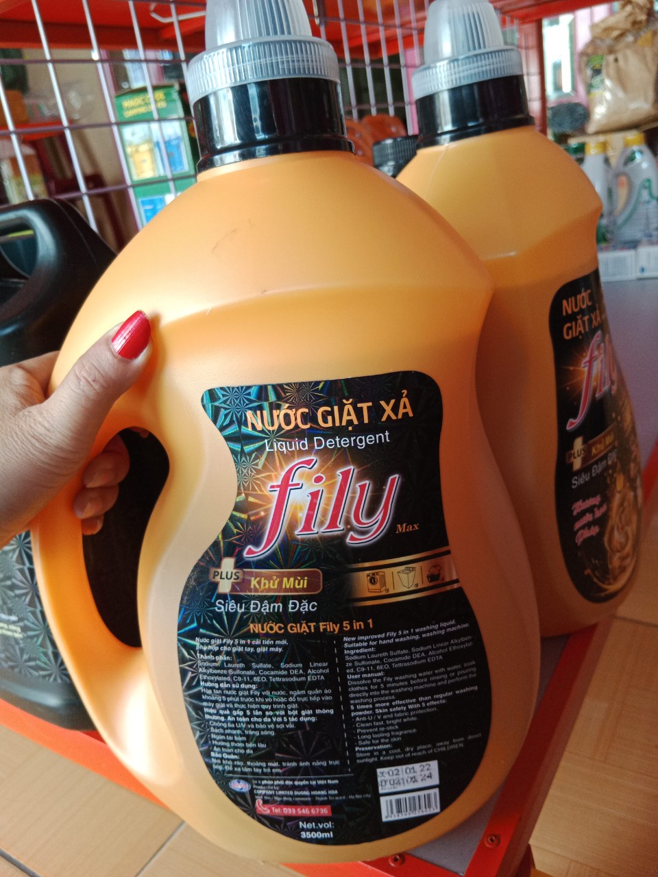 NƯỚC GIẶT XẢ SIÊU ĐẬM ĐẶC THÁI LAN 5 IN 1 (3.500ml)