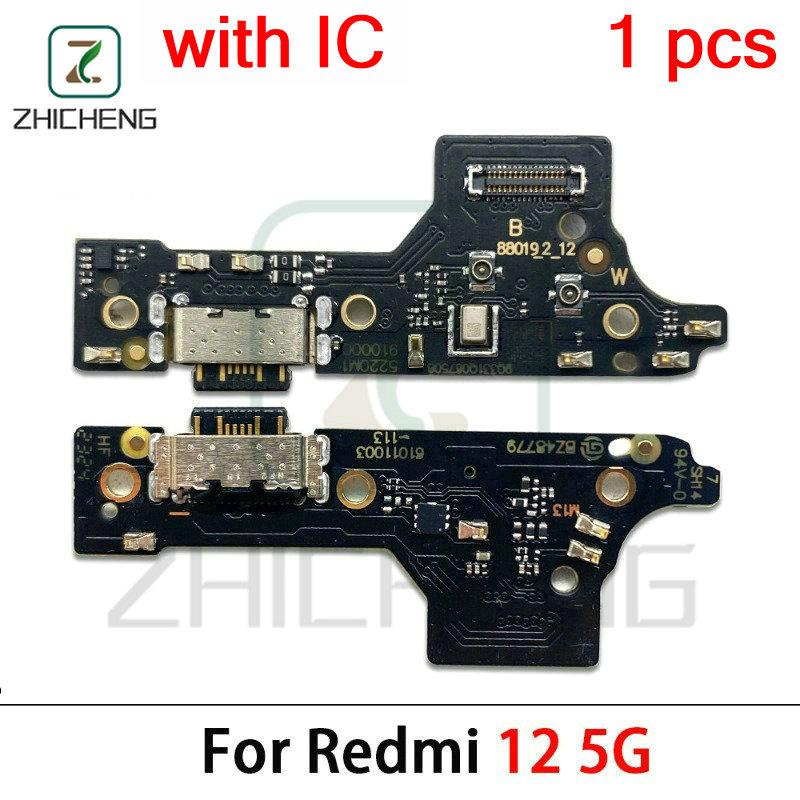 For Xiaomi Redmi 12C 13C 12 4G 5G Note 13 Pro Plus USB Charge Port Jack Dock Connector Charging Board Flex Cable. 