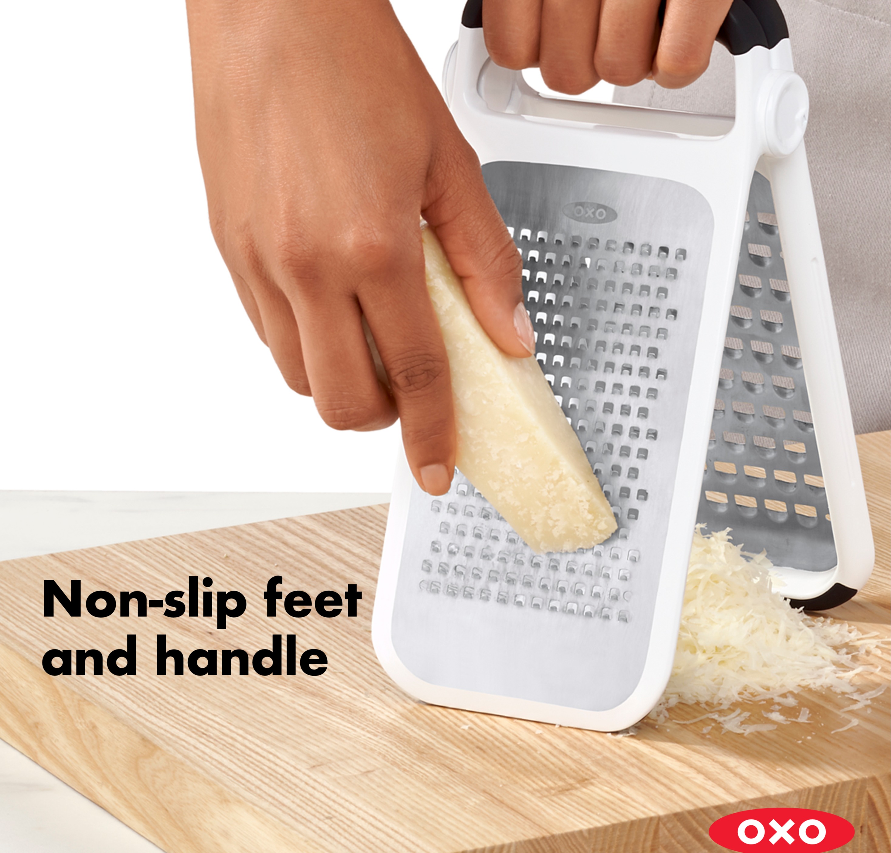 OXO Good Grips Etched Two-Fold Grater,Steel,One Size