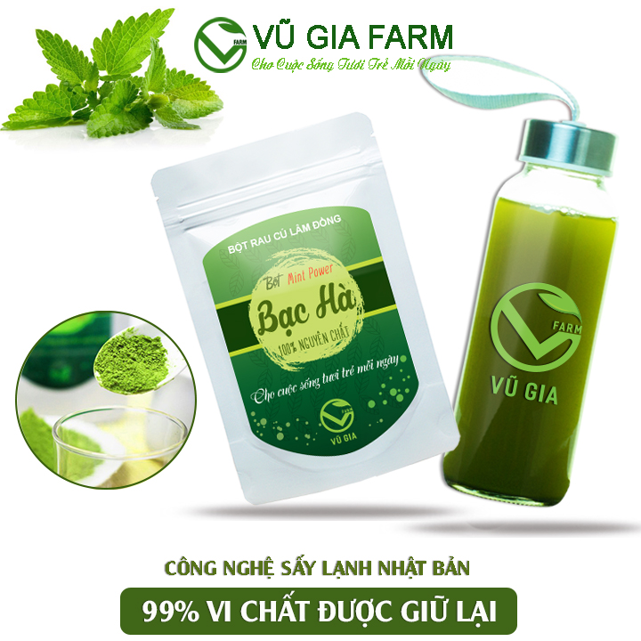VG FARM Nước ép bột bạc hà sấy lạnh 300ml