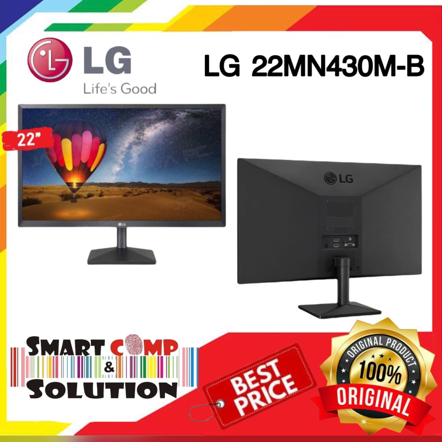 Monitor LED LG 22MN430 IPS hdmi fhd 75hz 5ms 22MN430M-B spec