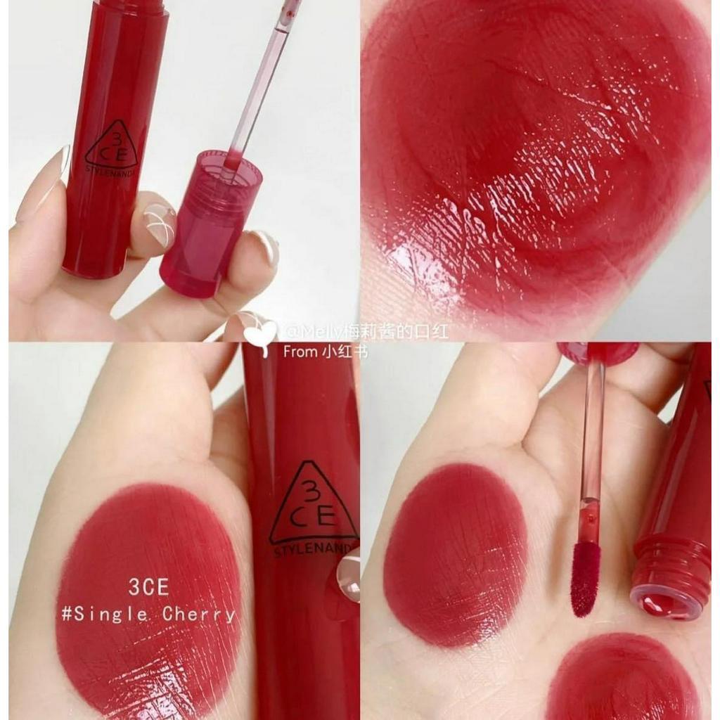 Son Tint 3CE Syrup Layering Tint [STAYFULL - SOBER FIG - GRAPEFUL - ALIVE PINK - SINGEL CHERRY - YOUTH CORAL]