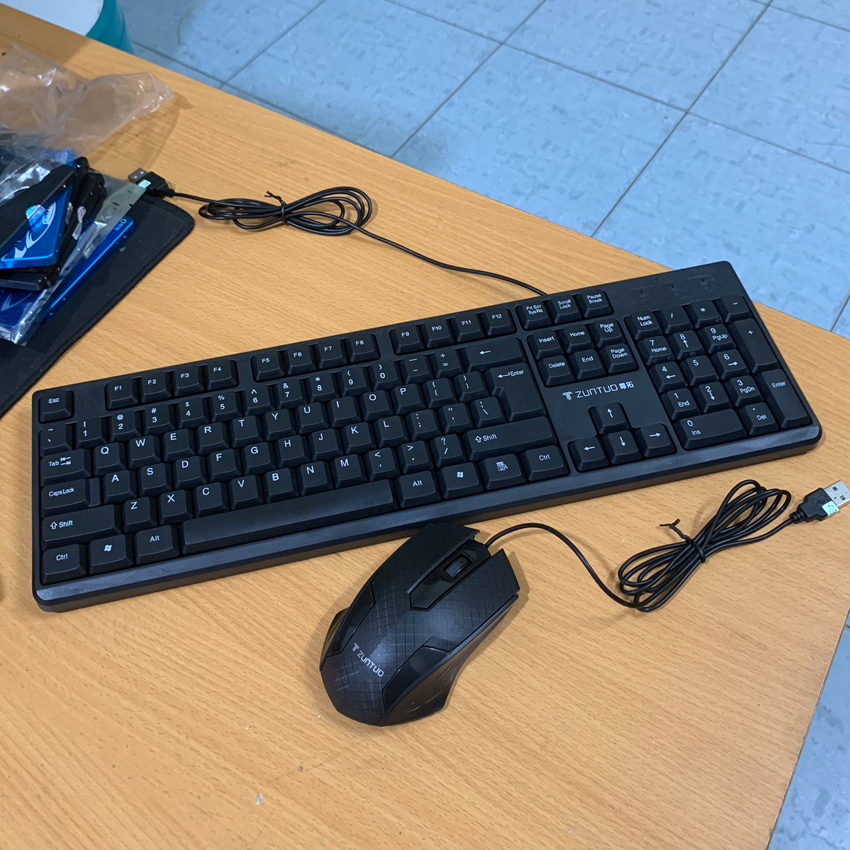 Bàn phím chuột văn phòng cao cấp ZT600