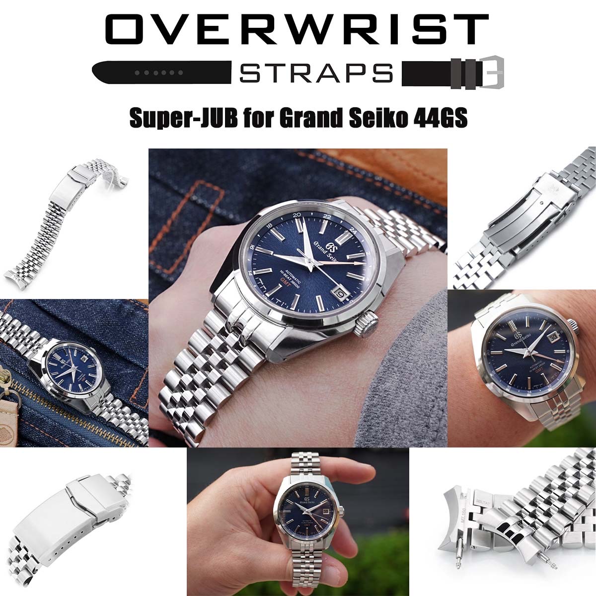 สายนาฬิกา Strapcode รุ่น Super Jubilee 19mm for Grand Seiko