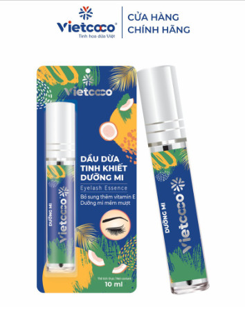 Dầu dừa Tinh Khiết Vietcoco dưỡng mi 10ml