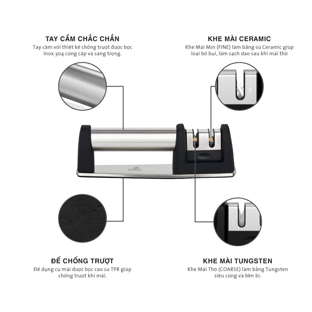 [HCM]DỤNG CỤ MÀI DAO 2 KHE BENCHUSCH