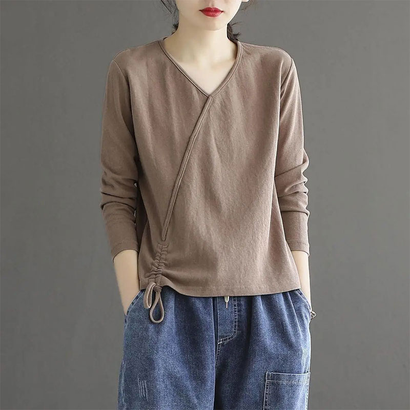 Laz Nigori women's shirt Temperament chiffon shirt Women's spring and autumn clothing 2024 new autumn long-sleeved tops women's shirts ​