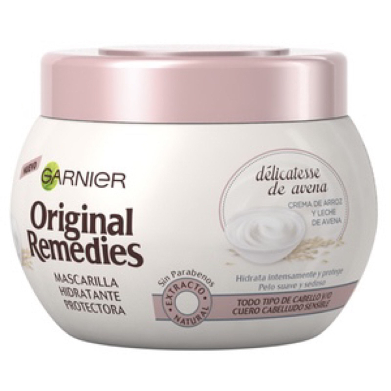 Kem ủ tóc garnier original remedies phục hồi hư tổn, chăm sóc tóc khô, cứng