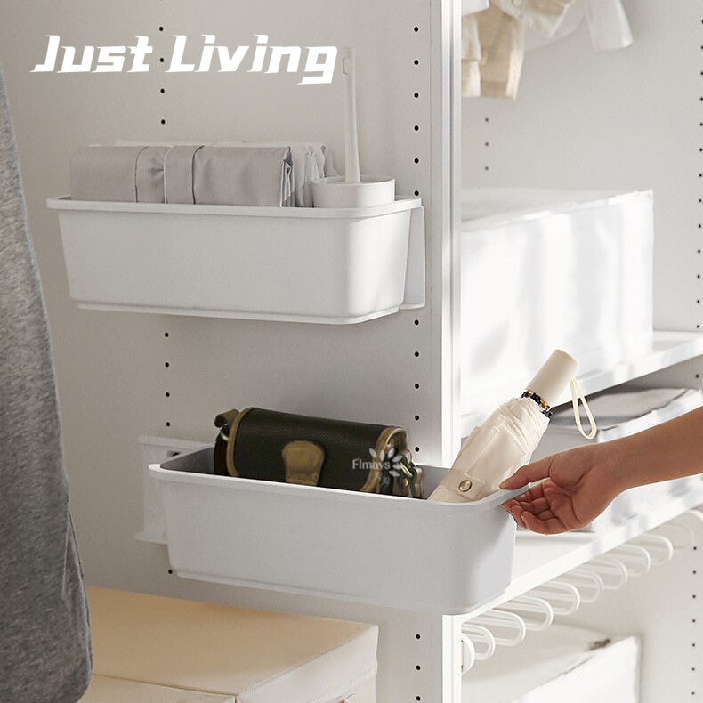 JustLiving Hộp Đựng Bồn Rửa Nhà Bếp Giá Đựng Dưới Bồn Rửa Loại Ngăn Kéo Gắn Tường Giá Sắp Xếp Nhà Bếp Giá Đựng Đồ Kéo Đẩy Bằng Nhựa Cho Phòng Tắm 、 Nhà Bếp