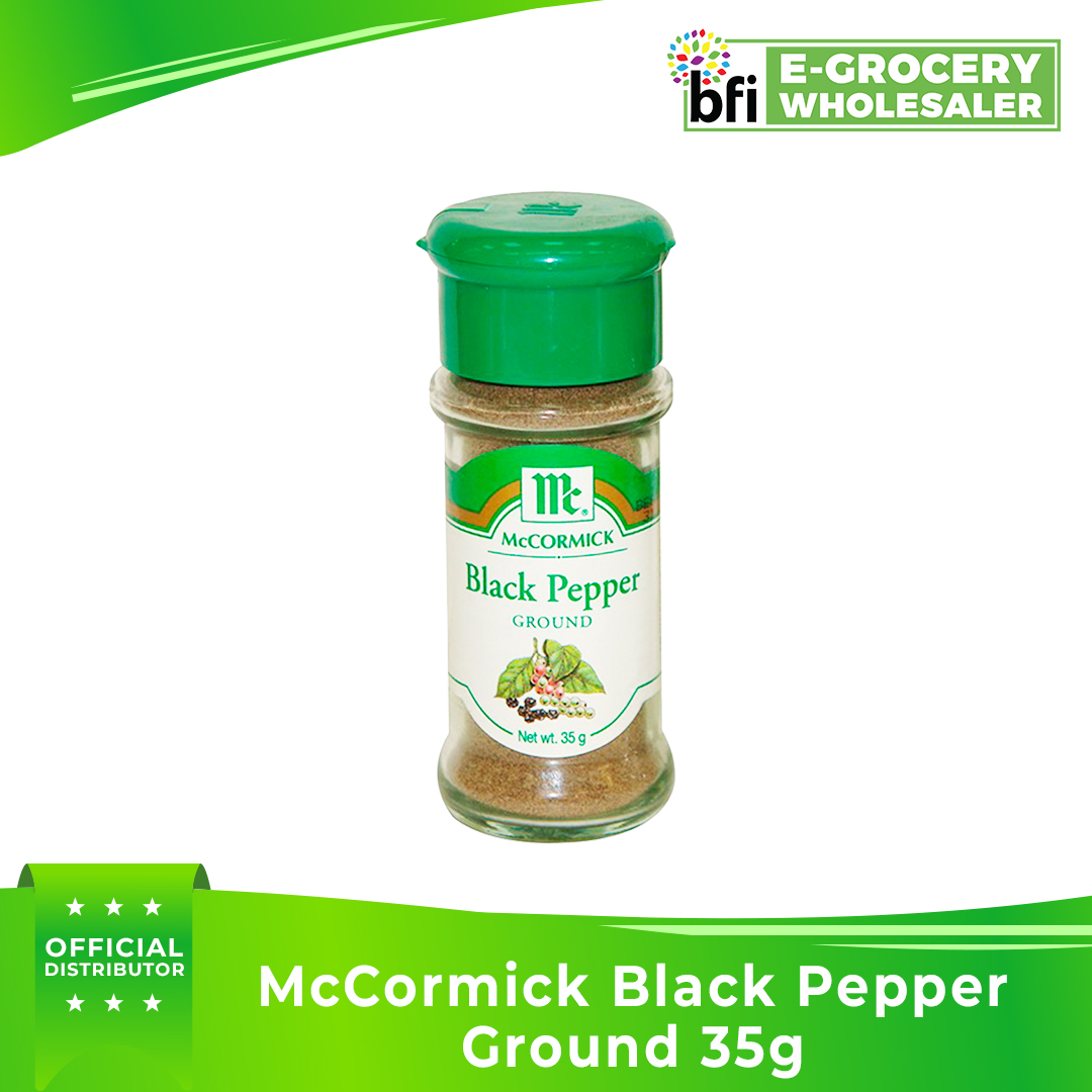 BFI McCormick Black Pepper Ground 35g [SAMEDAY AVAILABLE] Lazada PH