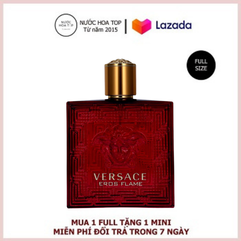 Nước Hoa Versace Eros Flame EDP Cho Nam, 100ml [ bao test ] [ chính hãng ] [ lưu hương ]